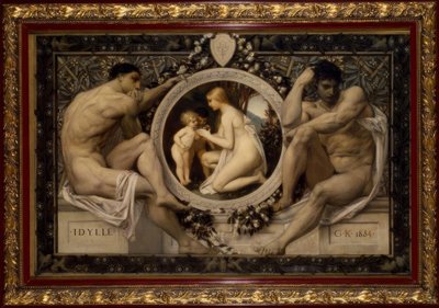 Idilio de Gustav Klimt